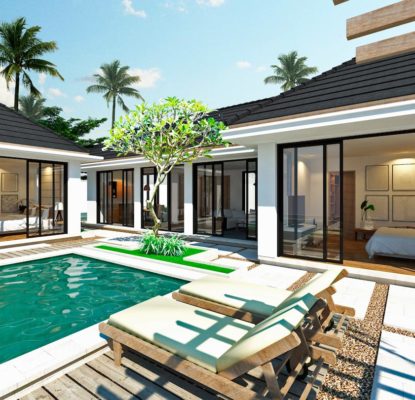 Immobilier à vendre à Bali, 3 chambres, Indonésie, Ubud